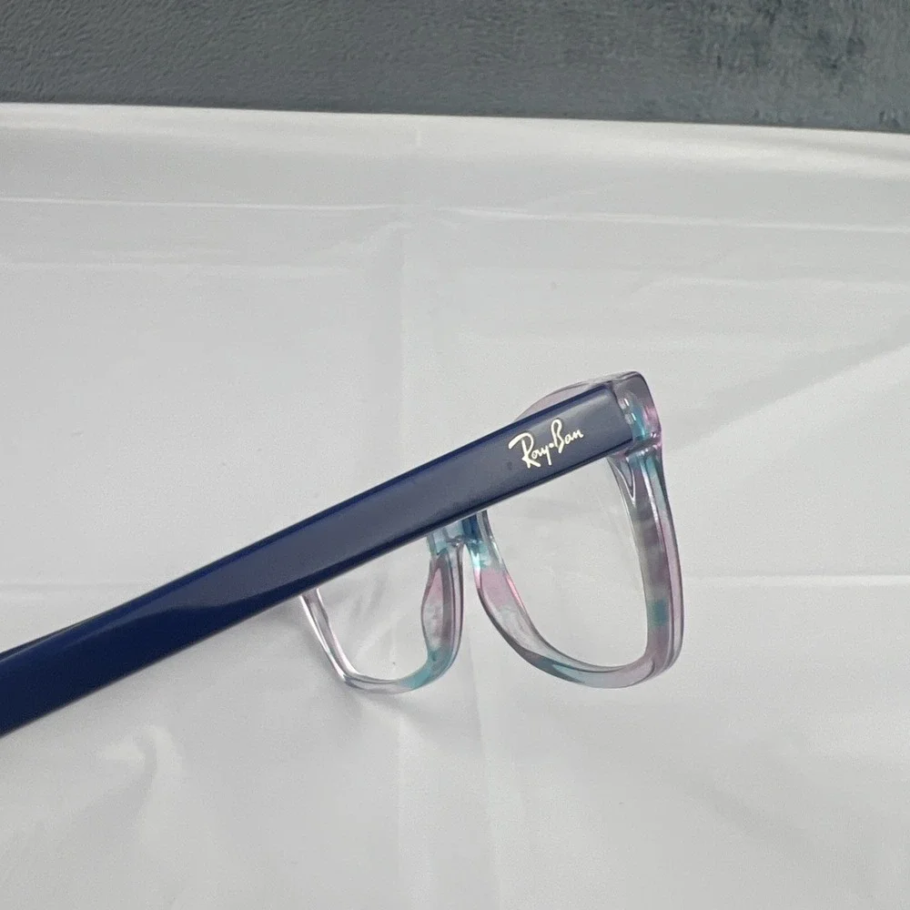 RAY BAN KIDS RB 1591 3807 Blue Purple Flex Hinge Eyeglasses 48-16-130 Frames #3